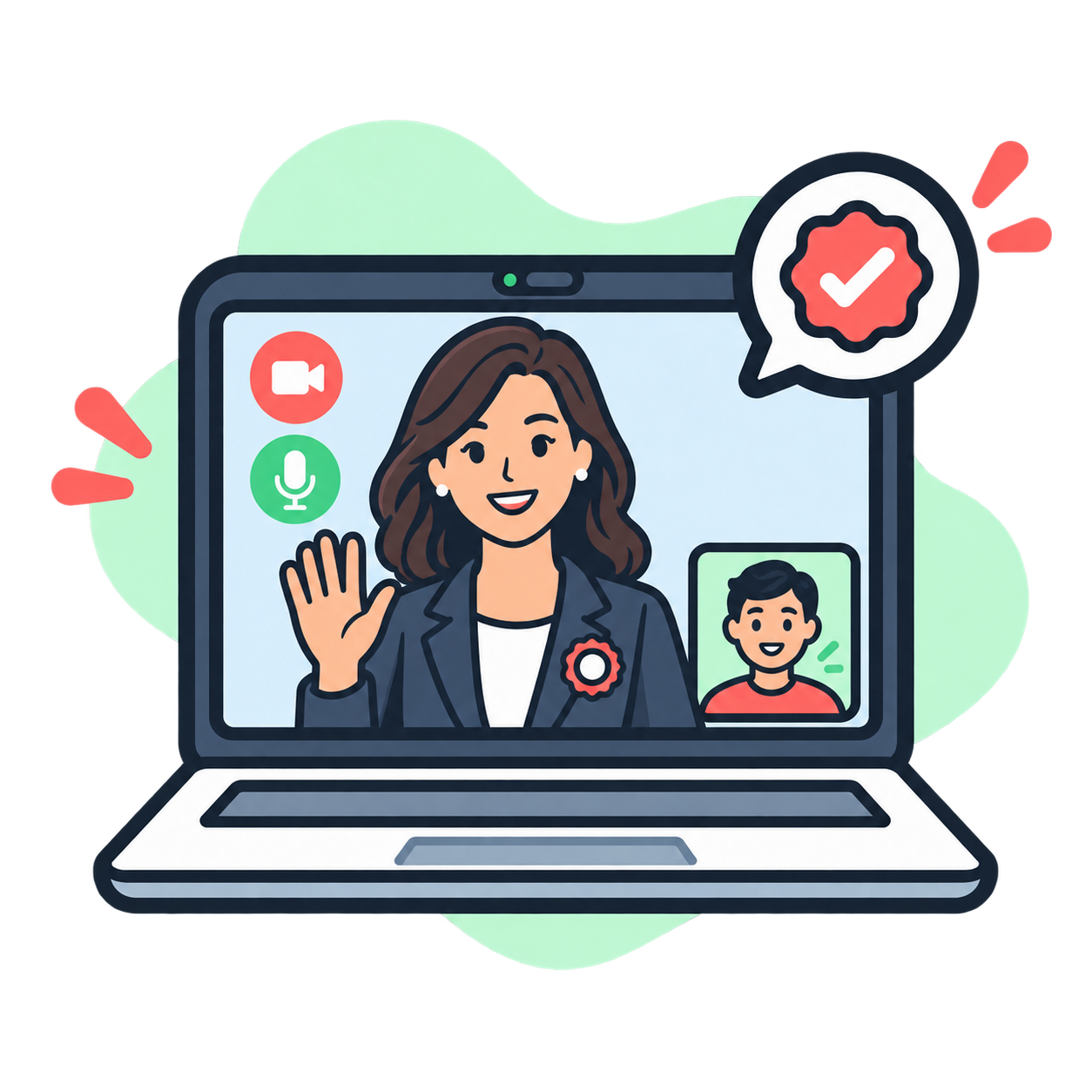 Meet with an online notary